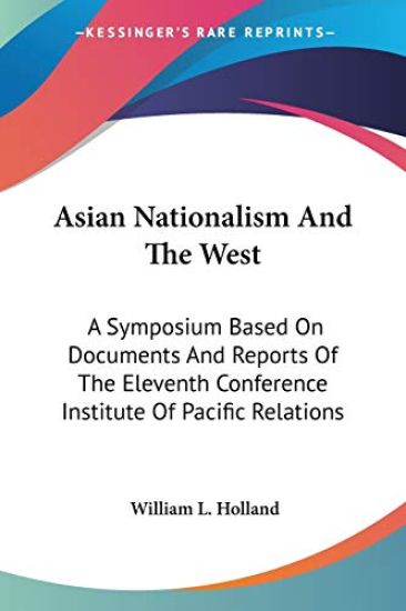Asian Nationalism And The West