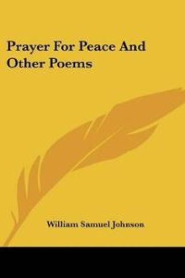Prayer For Peace And Other Poems