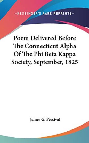 POEM DELIVERED BEFORE THE CONNECTICUT AL