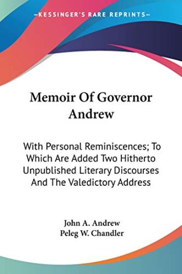 Memoir Of Governor Andrew