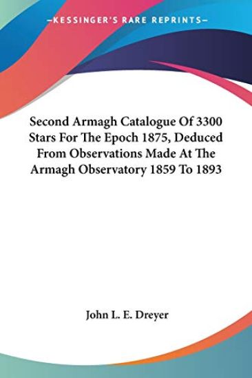SECOND ARMAGH CATALOGUE OF 3300 STARS FO