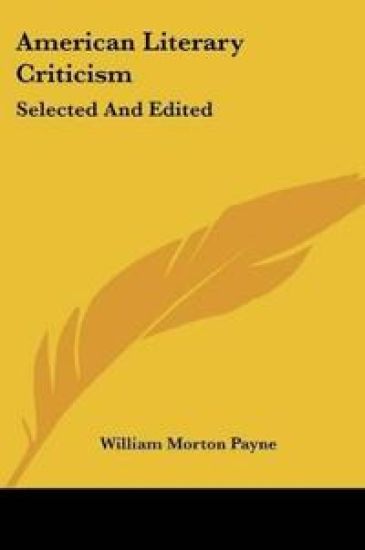 American Literary Criticism