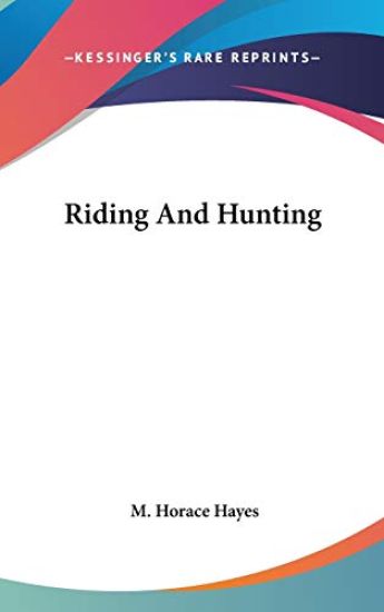 Riding and Hunting