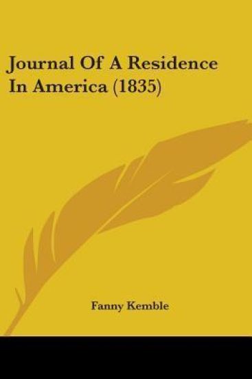 Journal Of A Residence In America