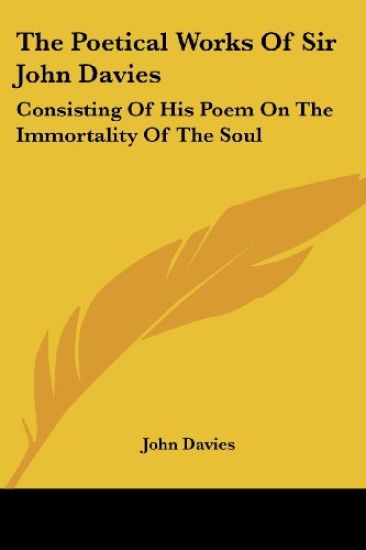 The Poetical Works Of Sir John Davies