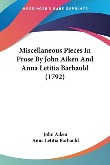 Miscellaneous Pieces in Prose