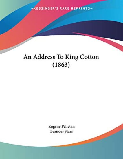 An Address To King Cotton