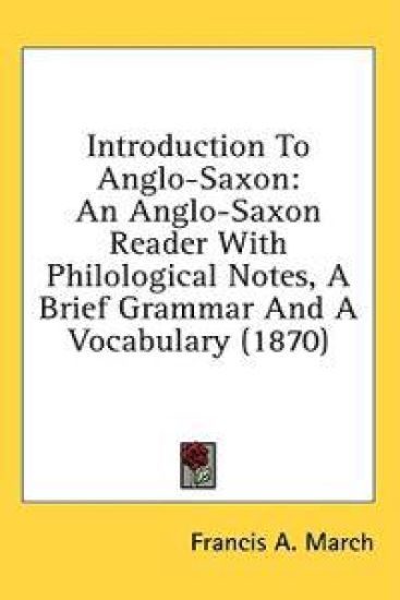 Introduction To Anglo-Saxon