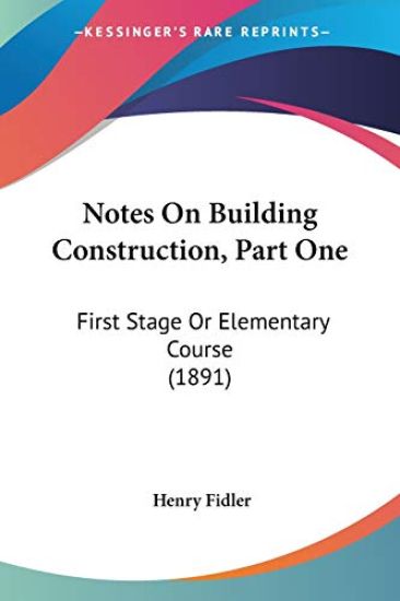 Notes On Building Construction