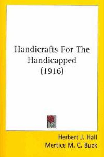 Handicrafts For The Handicapped