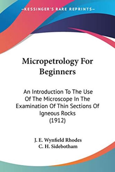 Micropetrology For Beginners