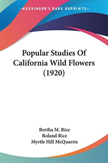 Popular Studies Of California Wild Flowers