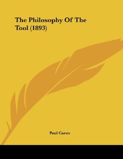 The Philosophy Of The Tool
