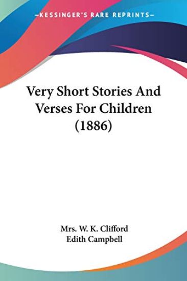 Very Short Stories And Verses For Children