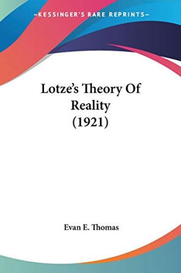 Lotze's Theory Of Reality