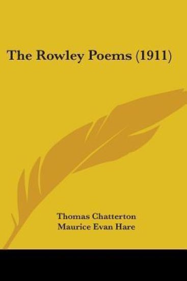 The Rowley Poems