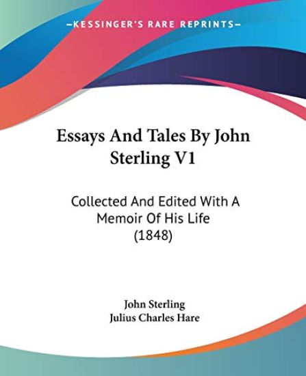 Essays And Tales By John Sterling
