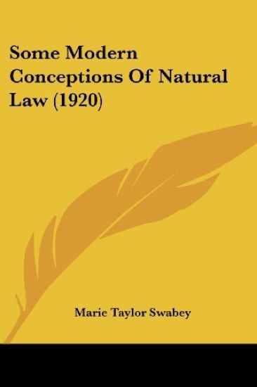 Some Modern Conceptions Of Natural Law