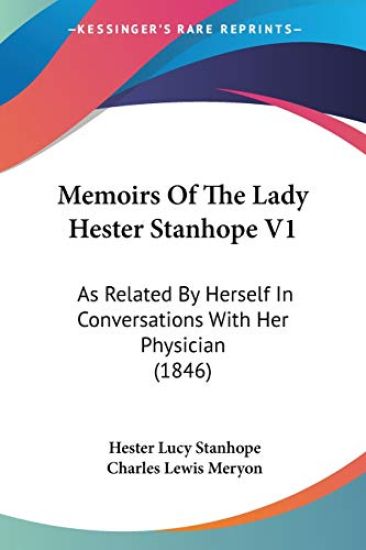 Memoirs Of The Lady Hester Stanhope