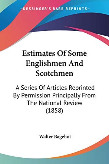 Estimates Of Some Englishmen And Scotchmen