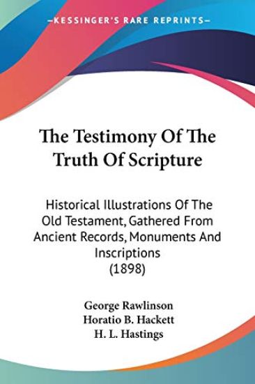 The Testimony Of The Truth Of Scripture