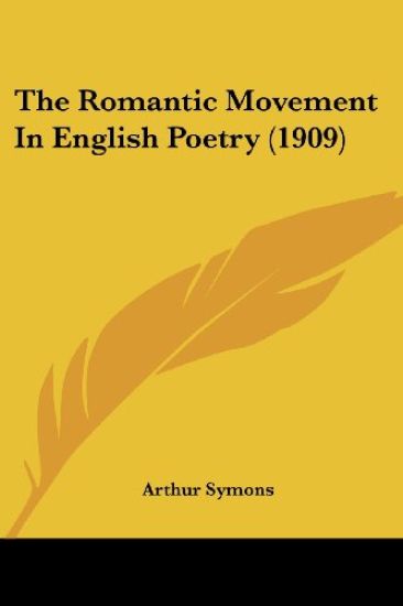 The Romantic Movement In English Poetry