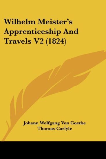 Wilhelm Meister's Apprenticeship and Travels V2 (1824)