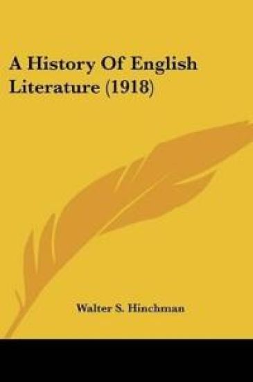 A History Of English Literature