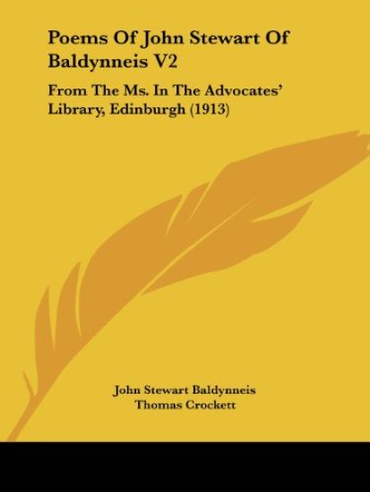 Poems Of John Stewart Of Baldynneis