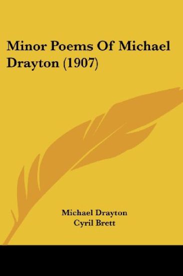Minor Poems Of Michael Drayton
