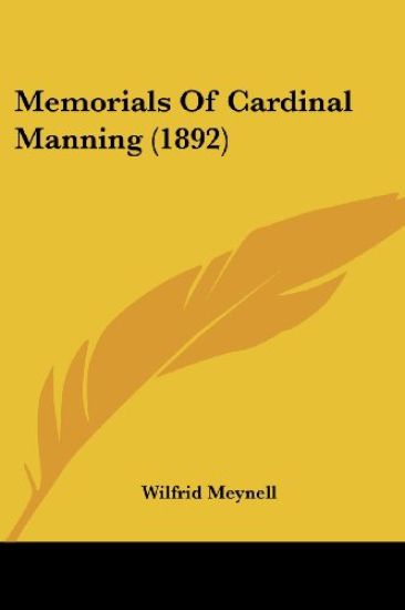 Memorials Of Cardinal Manning
