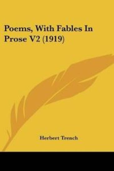Poems, With Fables In Prose