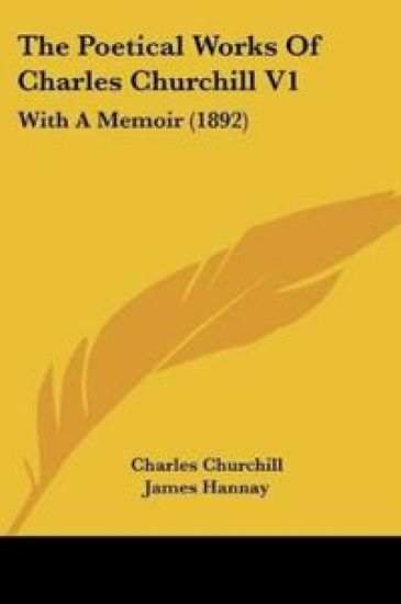 The Poetical Works Of Charles Churchill