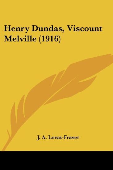 Henry Dundas, Viscount Melville
