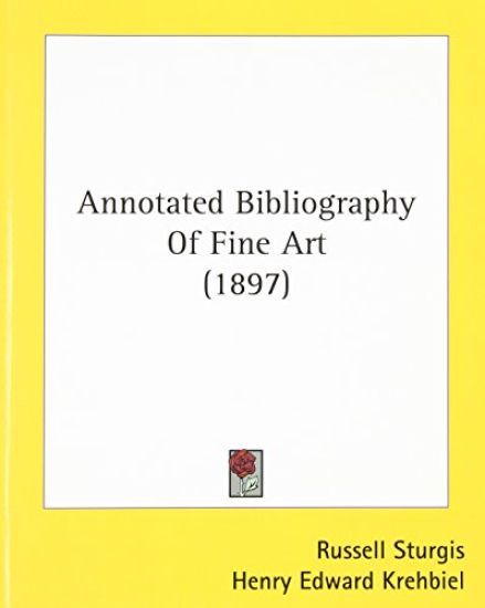Annotated Bibliography Of Fine Art