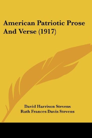 American Patriotic Prose And Verse