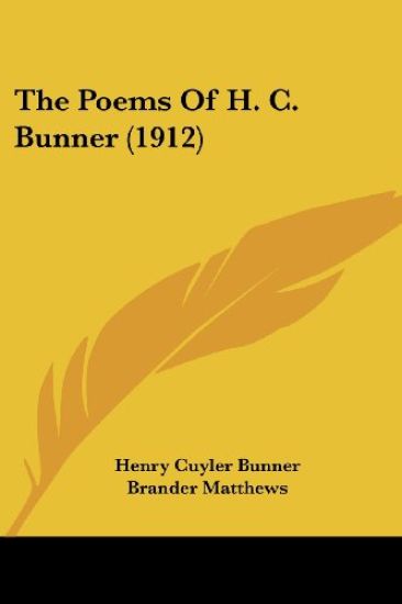 The Poems Of H. C. Bunner