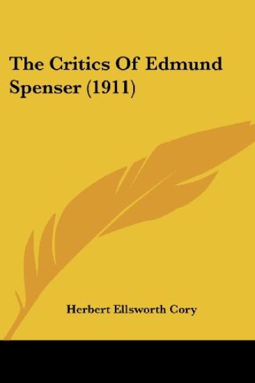 The Critics Of Edmund Spenser