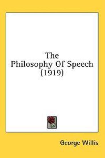 The Philosophy Of Speech