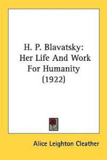 H. P. Blavatsky