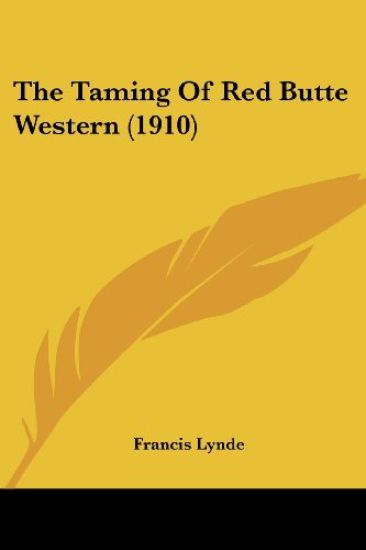 The Taming Of Red Butte Western