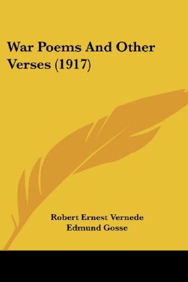 War Poems And Other Verses