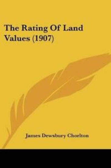 The Rating Of Land Values