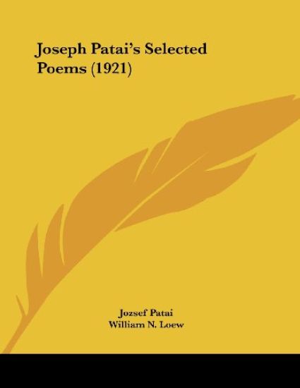 Joseph Patai's Selected Poems
