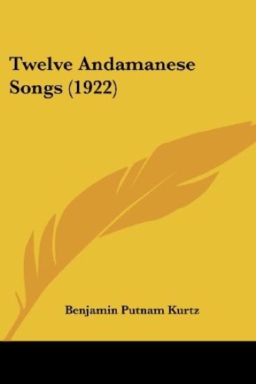 Twelve Andamanese Songs