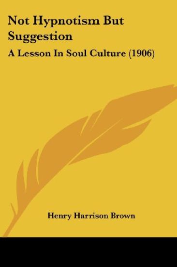 Not Hypnotism But Suggestion