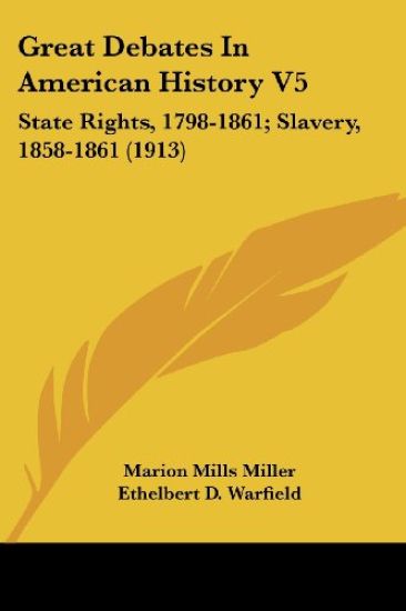 Great Debates In American History