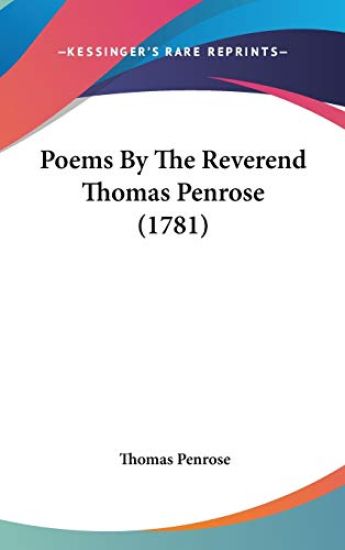 Poems By The Reverend Thomas Penrose (1781)