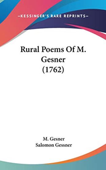 Rural Poems Of M. Gesner (1762)