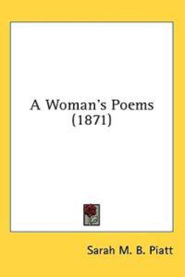 A Woman's Poems (1871)